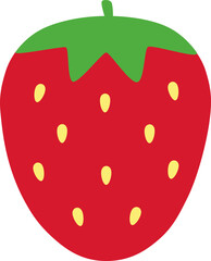 vector illustration of a strawberry