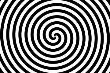 Naklejka premium abstract black and white spiral pattern