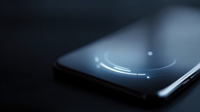 Futuristic smartphone showing AI assistant hologram, sleek digital interface, modern technology illustration - Powered by Adobe