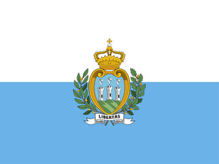 flag of San Marino icon vector illustration