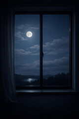 window in the night