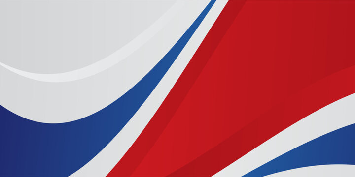 Red and blue border sports style background