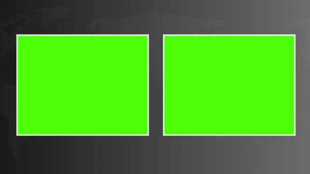 Breaking News frame on green screen breaking news background on chroma key and seamless looping animated breaking news, green screen news background template Video, online news background. 4k