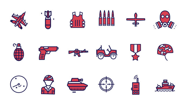 Animated Icons Military