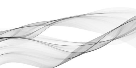 Abstract black and white wave background featuring futuristic curved lines and flowing motion shapes in a vector art illustration template for a modern wallpaper backdrop