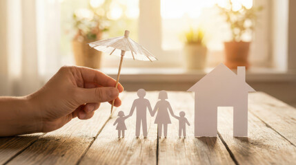 Family protection understanding term life insurance for homeowners cozy indoor setting informative visuals