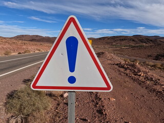 Danger Road Sign, Warning Sign © Oualid