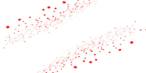 Abstract vector illustration of red paint splashes and ink splatters on a grunge texture background featuring a bloody heart pattern and artistic paper stain design © Md