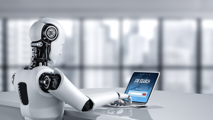 Online job search on modish website for worker to search for job opportunities on the recruitment internet network