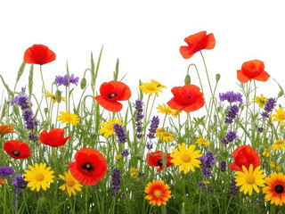 Obraz premium Vibrant wildflower meadow