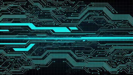Background 
Futuristic Digital Circuit Board Network