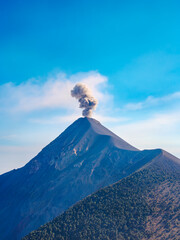 Fuego Volcano, borders of Chimaltenango, Escuintla and Sacatepequez departments, Guatemala