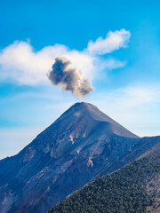 Fuego Volcano, borders of Chimaltenango, Escuintla and Sacatepequez departments, Guatemala