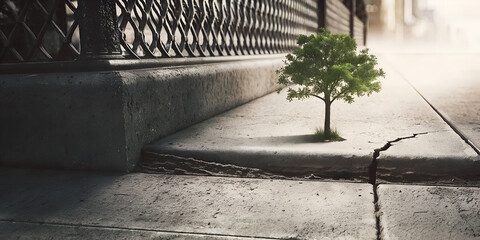 The Tiny, Brave Leaf-Maker Who Decided the Sidewalk Needed a Hug