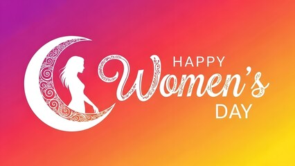 Happy women's day celebration background