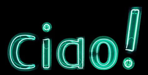 Ciao! néons © Franck Thomasse