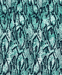 Abstract Snake skin animal seamless repeat pattern background design