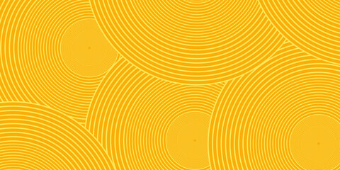 Instant noodle ramen pattern background. Yellow geometric texture of pasta. modern vector.