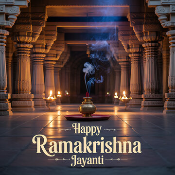 Ramakrishna Jayanti celebrates the birth of Sri Ramakrishna Paramahamsa, honoring his teachings of universal love, spiritual harmony, devotion, simplicity, and realization of God.