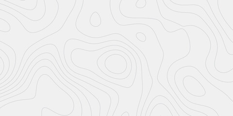 Modern cartographic abstraction with flowing contour lines. White relief landscape inspired by topographic maps. © ALAMA