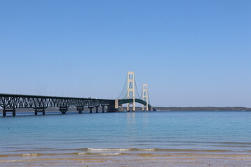 Fototapeta premium Mackinaw bridge Michigan