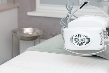 Cosmetologist's office. Light medical cabinet