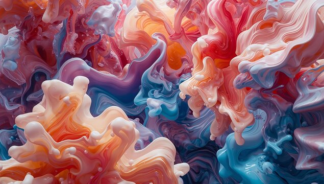 abstract colorful background with bubbles