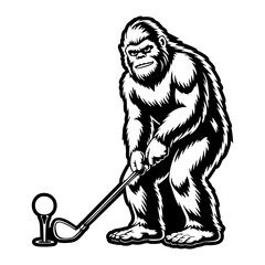 Bigfoot Golfing