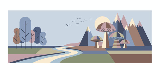 Abstract stylized infinity symbol made of bones in a pop art comic book style with bold outlines, halftone dots, and a pastel color palette of teal, orange, and purple