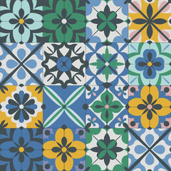 Fototapeta premium vector illustration hires Collection of High-Resolution Abstract Seamless ornament Patterns with Diverse Designs and Textures