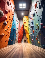 Full Frame Indoor Climbing Wall Gym 