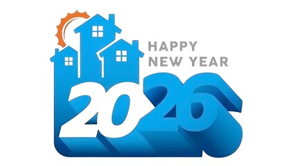 New year illustration design