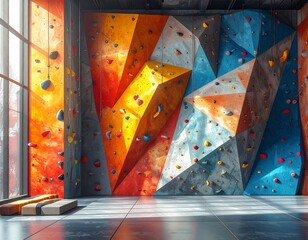 Full Frame Indoor Climbing Wall Gym 