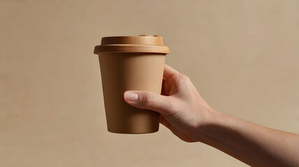 hand holding a cup of coffee