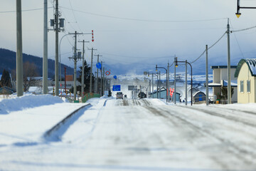 Obraz premium 冬道