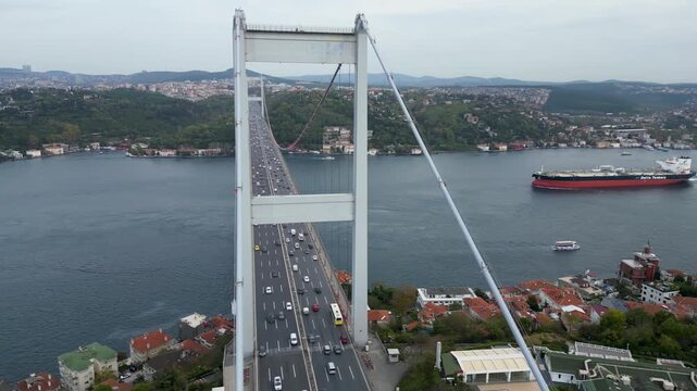 istanbul bosphorus fatih sultan mehmet bridge