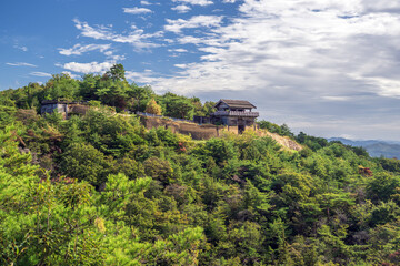 岡山 鬼ノ城の遠景