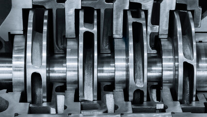 Multistage high pressure prepared pumpfor pumping of water, fuel, oil and oil or chemical products,...