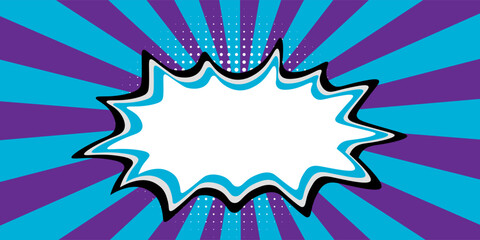 purple Blue burst background © sultonm