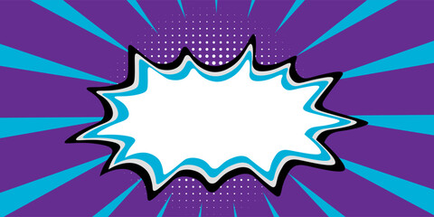 purple Blue burst background © sultonm