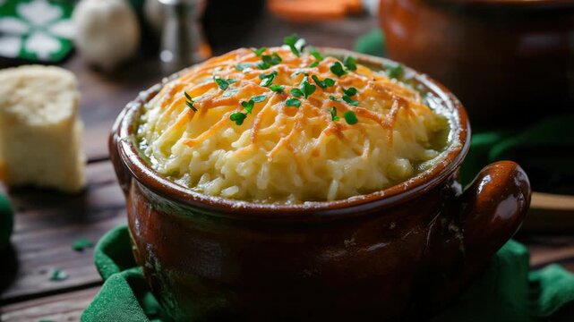 Classic comfort food with macaroni, cheese, and melted cheddar served in a baking dish. A rich, savory side that brings people together.
