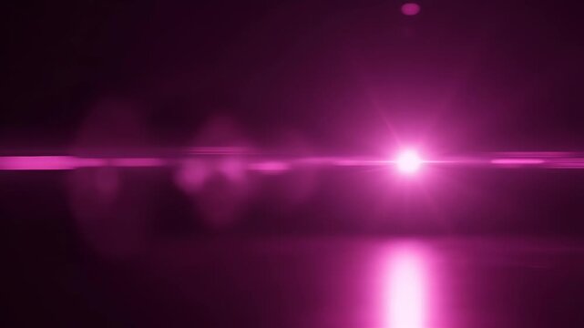 Abstract Background with Pink Lens Flare and Bokeh Effects, Ideal for Digital Art and Graphic Design Projects