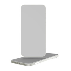 3d render smartphone mockup element 