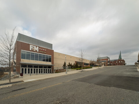 F&M Bank Arena in Clarksville, TN, the home of Austin Peay State University men&rsquo;s and women&rsquo;s basketball