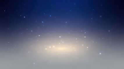 Ethereal Cosmic Glow with Sparkling Particles