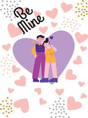 Be Mine, Always valentine cards.