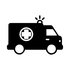 Ambulance emergency medical icon