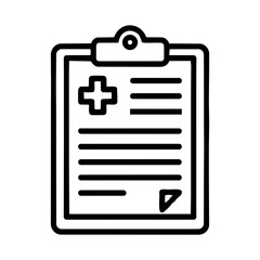 medical report clipboard icon