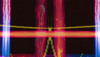 Neon Lights And Digital Vibes