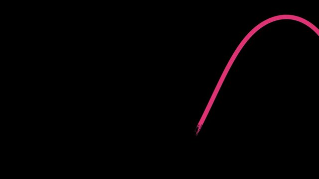 Handwritten love text animation drawn with a pink marker line on a clean transparant background.
Romantic handwritten typography forming the word &ldquo;love&rdquo; with a smooth continuous stroke.